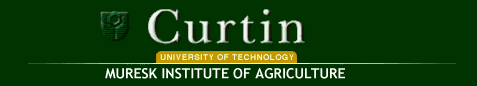 Muresk Institue of Agriculture Curtin University of Technology - Darwin Holiday