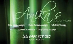 Anikas Massage Therapy - Darwin Holiday 0