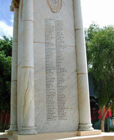 Charleville War Memorial - Darwin Holiday 2
