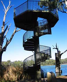 Darling And Murray River Junction And Viewing Tower - Darwin Holiday 1