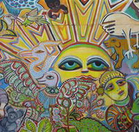 The Painting of Life by Mirka Mora - Darwin Holiday