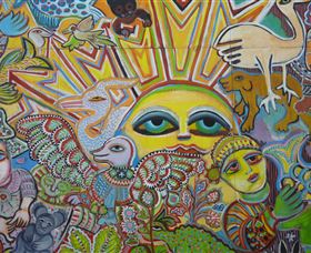 The Painting Of Life By Mirka Mora - Darwin Holiday 0