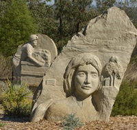 Heritage Sculptures at Pensioners Hill Lookout - Darwin Holiday