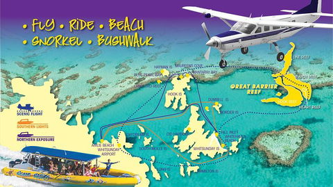 Scenic Flight - Great Barrier Reef, Heart Reef, Whitehaven Beach & Hill Inlet! - Darwin Holiday 13