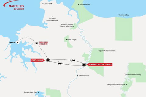 Adelaide River Jumping Crocodile Cruise With Roundtrip Helicopter From Darwin - Darwin Holiday 3