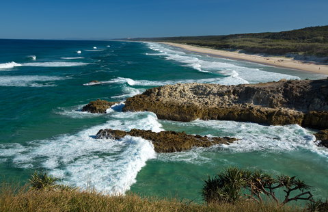 Main Beach, North Stradbroke Island (Minjerribah) - Darwin Holiday 1