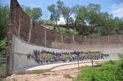 Remnant No 6 Oil Tank Wall - Darwin Holiday 0