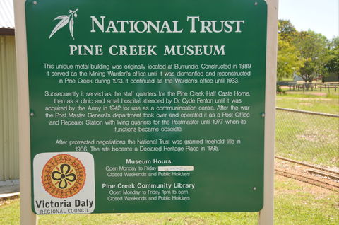 Pine Creek Post Office And Repeater Station - Darwin Holiday 2