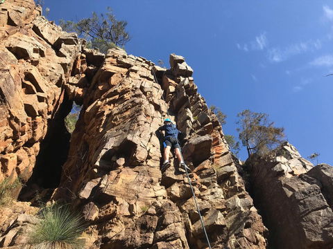 Rock Climbing In Morialta - Darwin Holiday 1
