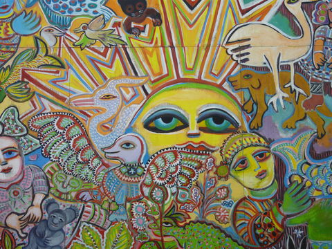 The Painting Of Life By Mirka Mora - Darwin Holiday 0