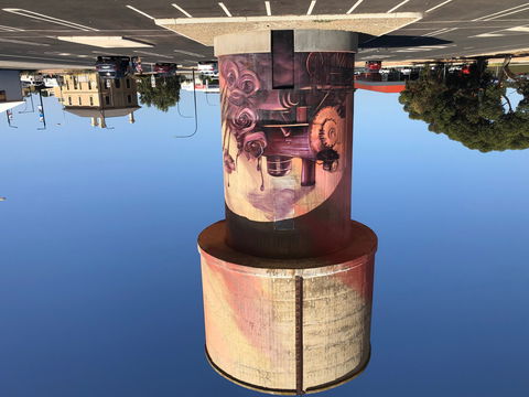 Kadina Water Tower Mural - Darwin Holiday 1