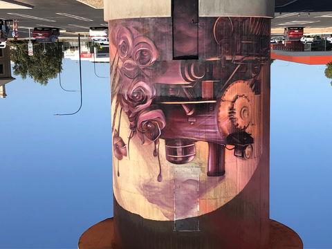 Kadina Water Tower Mural - Darwin Holiday 2