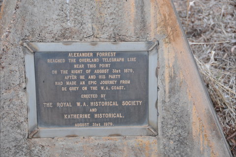 Alexander Forest Memorial - Darwin Holiday 1