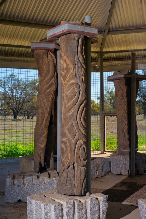 Collymongle Carved Trees - Darwin Holiday 1