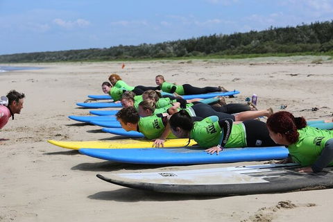 Surfing Lesson In Seven Mile Beach, Gerroa - Darwin Holiday 2