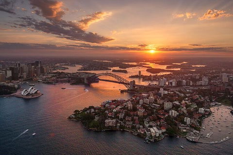 Private Sunset Helicopter Flight Over Sydney & Beaches For 2 Or 3 - 30 Minutes - Darwin Holiday 0