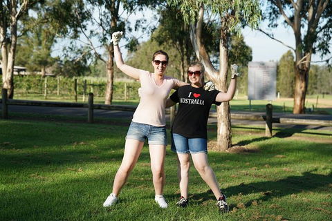 Hunter Valley Wine Barrel Rolling - Darwin Holiday 1