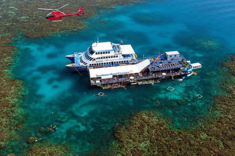 Scenic Helicopter Flight To Moore Reef And Return Snorkeling Cruise From Cairns - Darwin Holiday 2