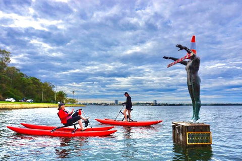 Waterbike Tour Around Blue Boat House In Perth - Darwin Holiday 2