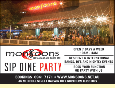 Monsoons Restaurant And Party Bar - Darwin Holiday 3