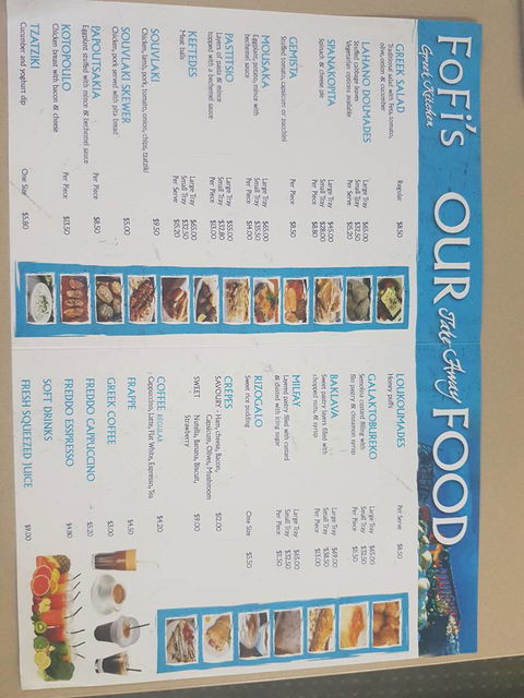 Fofi's Greek Kitchen - Darwin Holiday 2