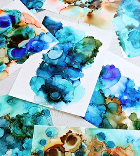 Alcohol Ink Art Class - Darwin Holiday 0