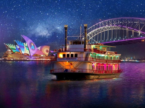 Vivid Sydney Dinner Cruise On Sydney Showboats - Darwin Holiday 0