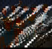 The Caxton Street Jazz Band in the Swigmore Hall at Robert Channon Wines - Darwin Holiday