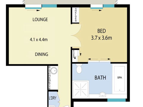 Villa Spa Executive 1br Burgundy Resort Condo Located Within Cypress Lakes Resort (nothing Is More Central) - Darwin Holiday 6