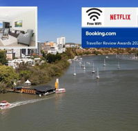Amazing River View 3 Bedroom Apartment Brisbane CBD Netflix Fast Wifi Carpark - Darwin Holiday