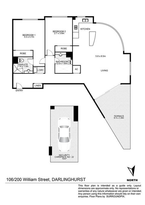 Lower Bridge And Sails - Executive 2BR Darlinghurst Apartment With Balcony And Rooftop Views - Darwin Holiday 15