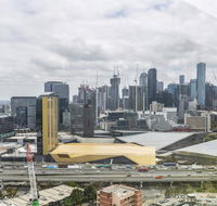 Gravity defyingLight filled apartmentBay to city viewsRooftop deckHot tubNetflix