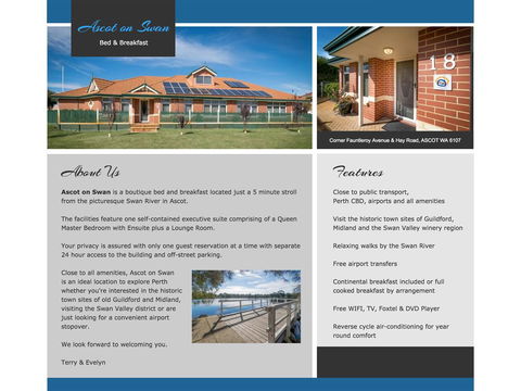 Ascot On Swan Bed & Breakfast - Darwin Holiday 14