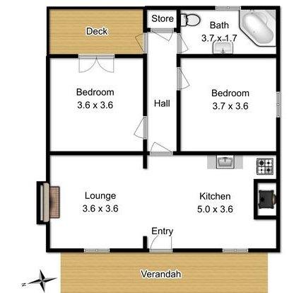 Kerrellie Cottages 2, 4 & 8 Reid Street - Darwin Holiday 12
