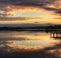 Reflections on Merimbula Lake - Darwin Holiday