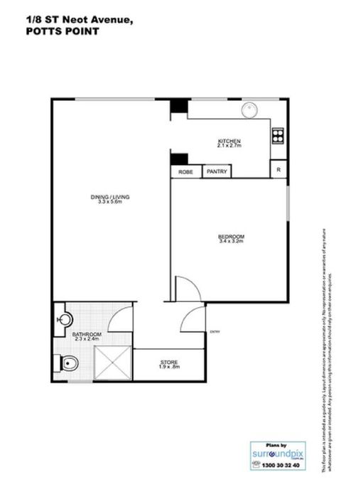 Art Deco In The Cul-de-Sac - Spacious Executive 1BR Potts Point Apartment In Quiet Cul-de-Sac - Darwin Holiday 3