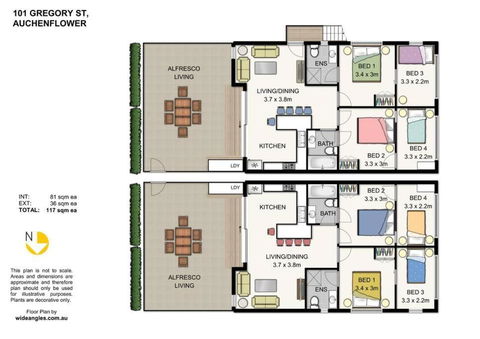 Milton Mews Red Townhouse - Auchenflower, Pets - Darwin Holiday 2