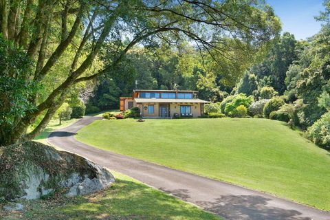 Mungari - A Spectacular Mud Brick Family Home Hidden In The Rainforest Near Berry - Darwin Holiday 3