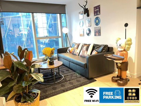 New Retro Style 2Bedrooms Max For 6 In Heart Of CBD - Darwin Holiday 0