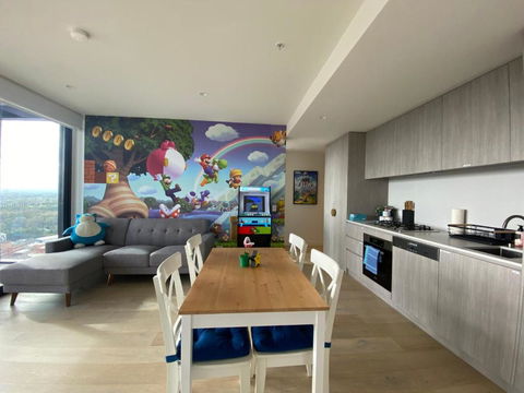 Nintendo Theme-Adelaide CBD-King Bed-Gym-BBQ - Darwin Holiday 0