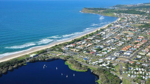 At The Beach - Lennox Head - Darwin Holiday 2