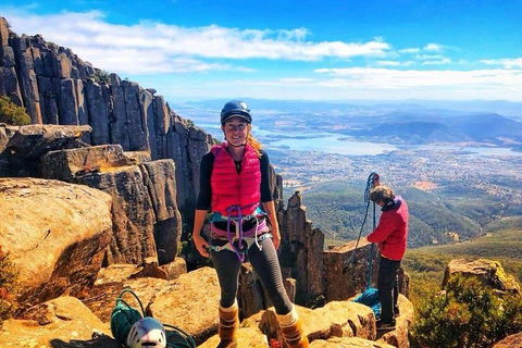 100 Metre Abseil Mount Wellington Hobart - Darwin Holiday 2