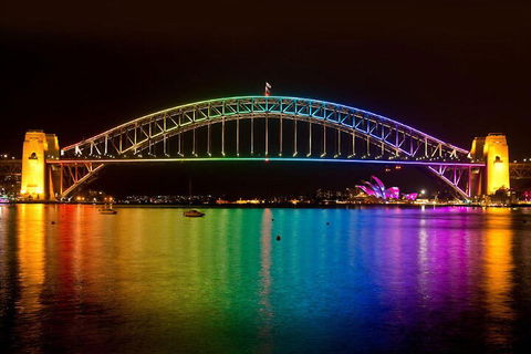 Vivid 90-Minute Sydney Harbour Small Group Catamaran Cruise - Darwin Holiday 3